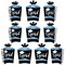 Big Dot of Happiness Light Blue Graduation Table Decorations - Party Fold and Flare Centerpieces - 10 Count